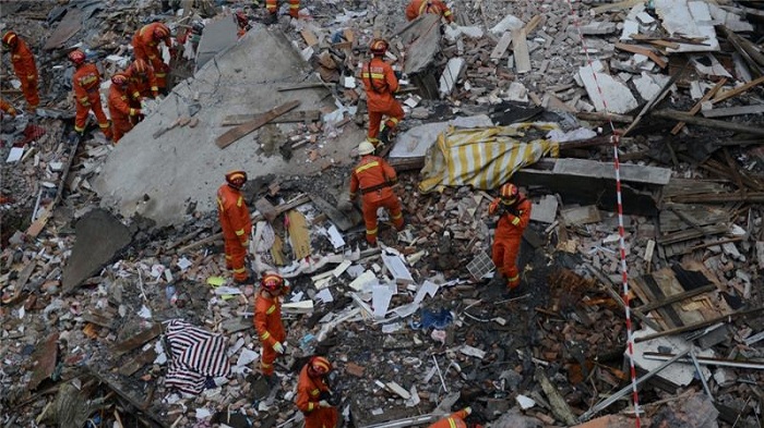Multiple building collapses in China kill at least 8